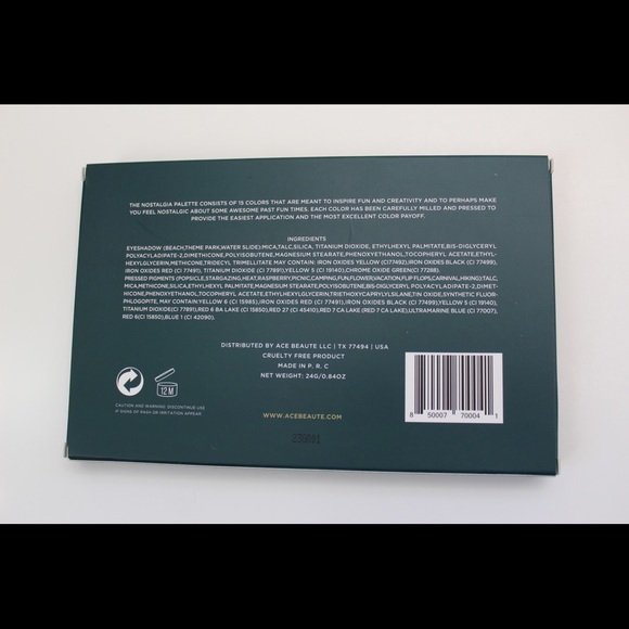 HP🎉🎊 Ace Beaute | Nostalgia 15 pan palette - Picture 6 of 8